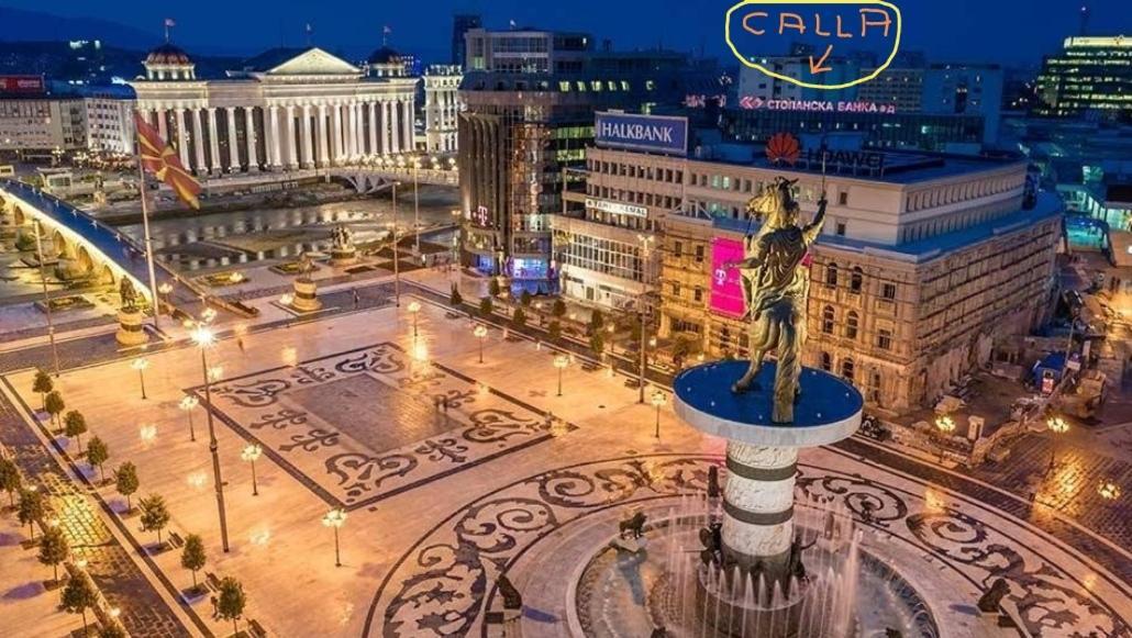 Calla 5 Apartment - Main Square, In The City Shopping Center - Parking Slot With Security And Video Camera Skopje Buitenkant foto